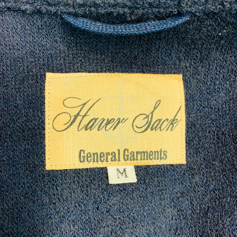 HAVER SACK Size M Navy Wool Polyester Single Breasted Jacket