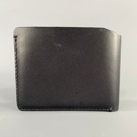 JOHN VARVATOS Black Leather Bifold Wallet