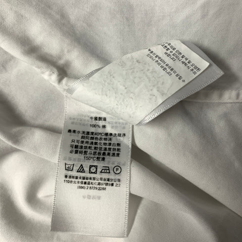 RALPH LAUREN Size M White Cotton Button Up Long Sleeve Shirt