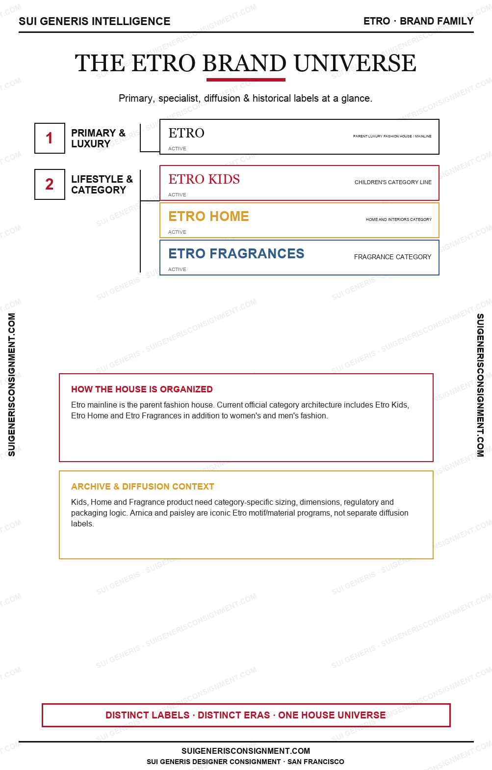 Etro Brand Universe — Sui Generis Intelligence