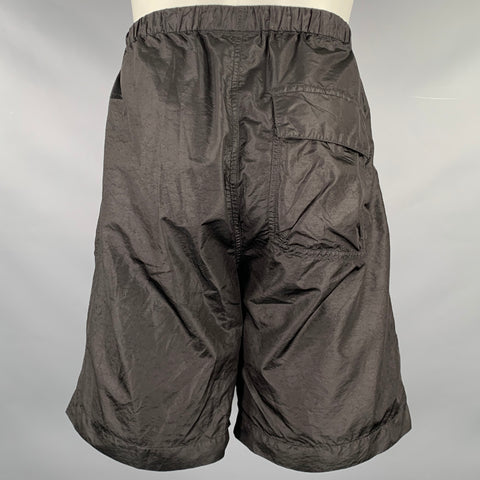MARCELO BURLON SS20 Size XS Black Polyamide Blend Zip Pockets Shorts