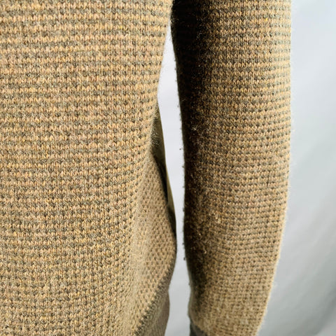 RALPH LAUREN COLLECTION Size M Green Olive Suede Cashmere Blend Mixed Materials Jacket