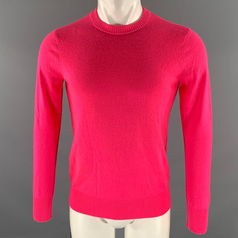HELMUT LANG Size XS Pink Knitted Cashmere Crew-Neck Sweater