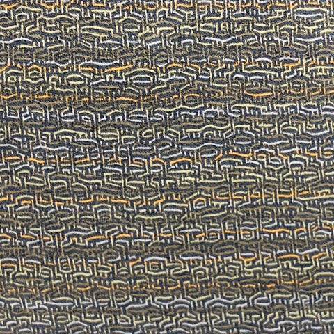 BUGATCHI UOMO Size L Grey Green Pattern Cotton Buttoned Polo