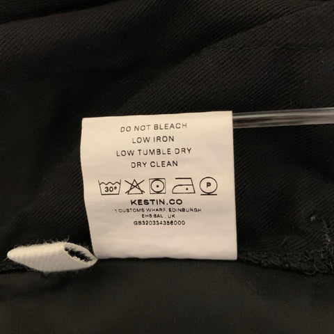 KESTIN Size L Black Cotton Nylon Drawstring Pants