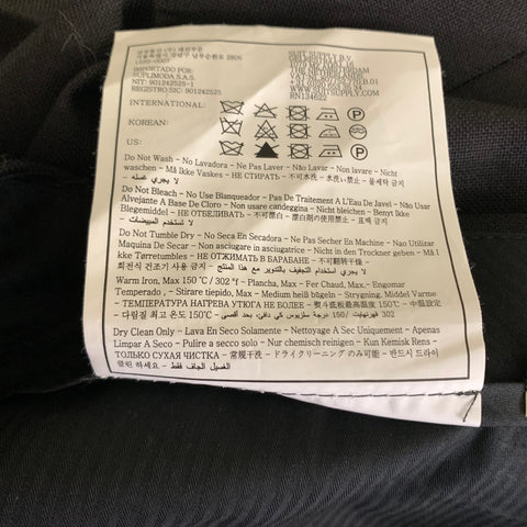 SUIT SUPPLY Size 36 Black Wool Pleated Dress Pants