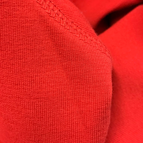 AEROPOSTALE Size XXL Red Grey Embellishment Cotton Blend Zip Up Sweatshirt