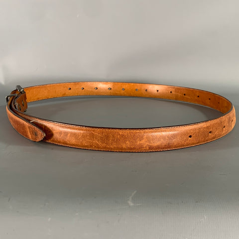 PAT AREIAS Size 30 Brown Leather Belt