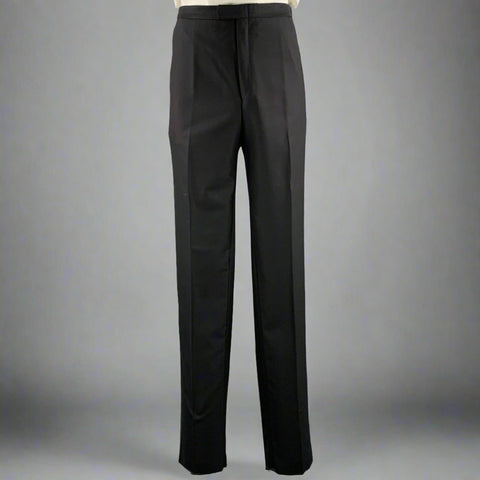 HART SHAFNER & MARX Size 42 Long Black Mixed Fabrics Wool Tuxedo