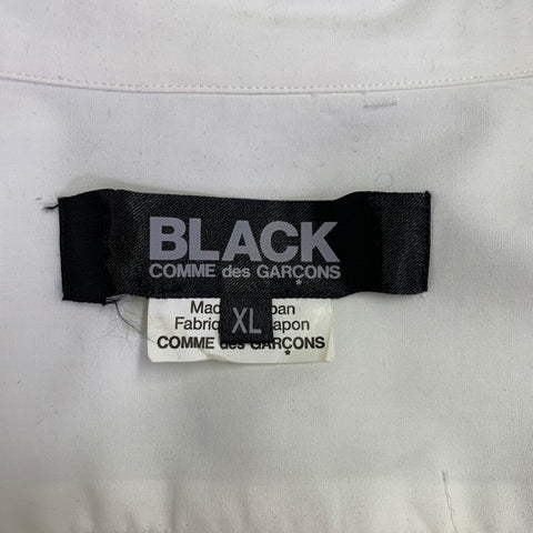 COMME des GARCONS Size XL White Cotton One Pocket Long Sleeve Shirt