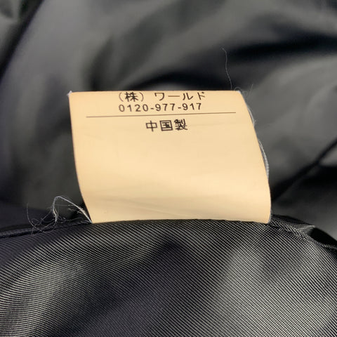 TAKEO KIKUCHI Size L Black Cotton Zip Up Coat