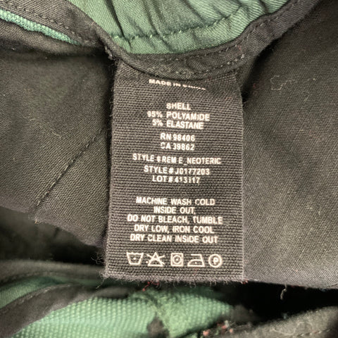 THEORY Size XS Green Polyamide Blend Drawstring Casual Pants