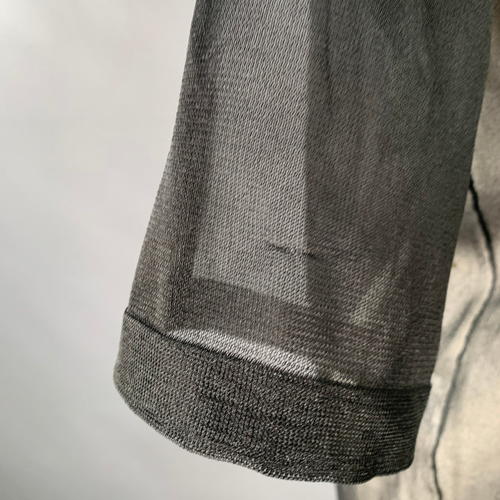 CALVIN KLEIN COLLECTION Size XS Wilson Black Mesh T-Shirt Dress