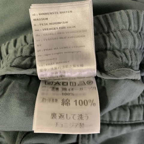 CARHARTT Size M Green Cotton Elastic Waistband Casual Pants