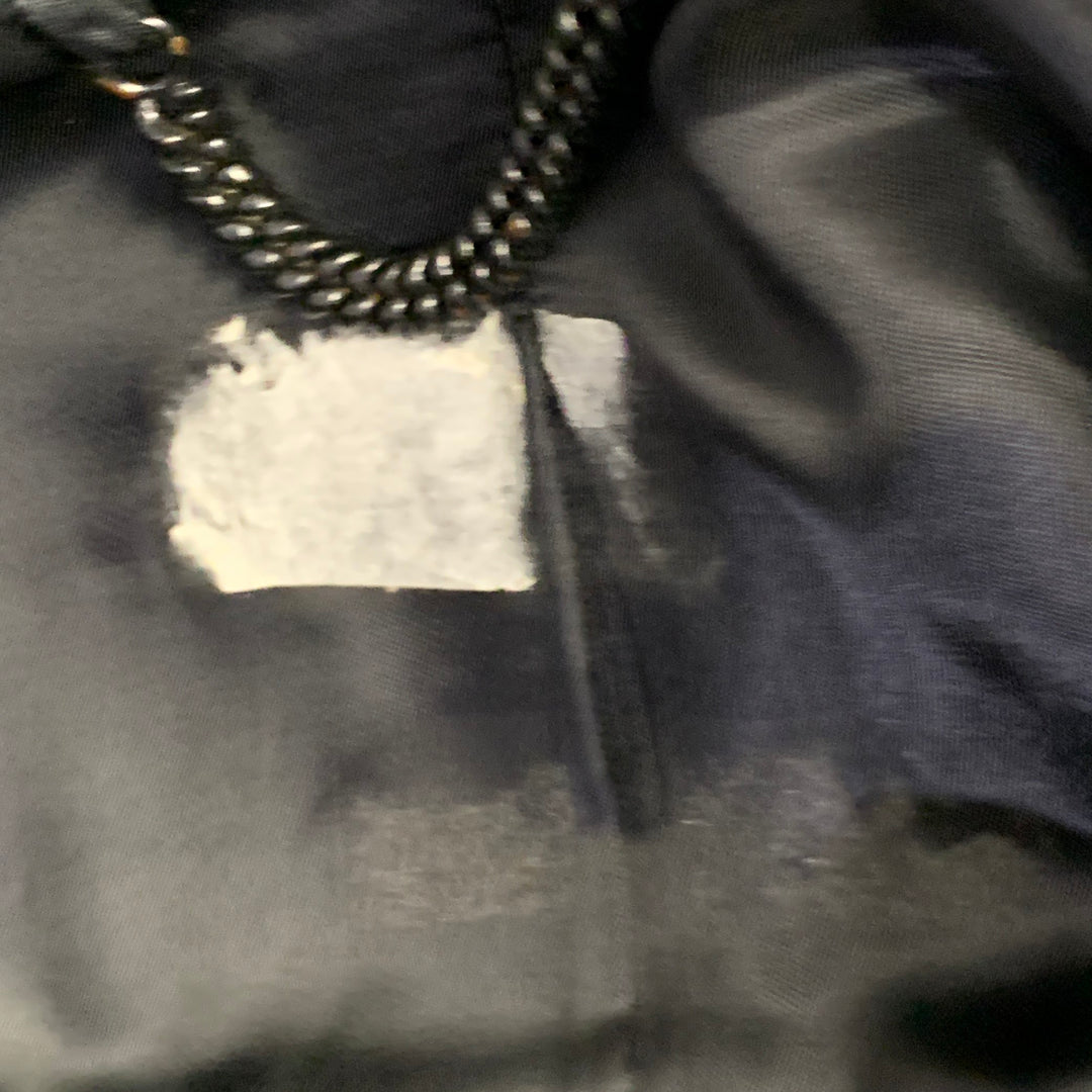 BURBERRY PRORSUM SS15 Size 44 Green Linen Double Breasted Coat