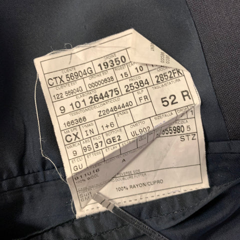 GUCCI Size 42 Navy Solid Wool Notch Lapel Sport Coat