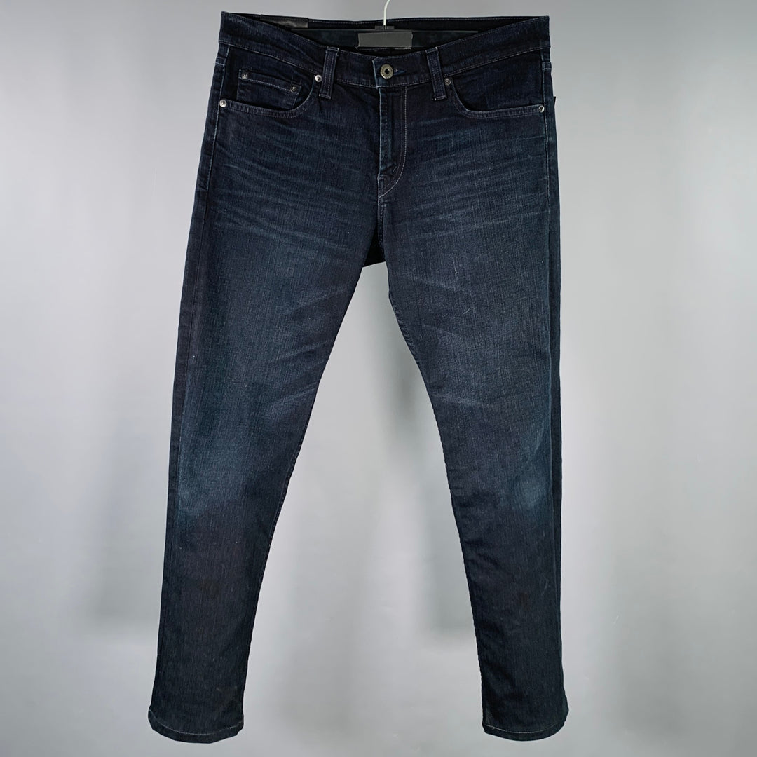 J.BRAND Size 32 Kane Black Cotton Blend Slim Jeans