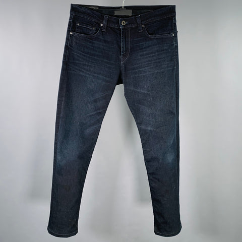 J.BRAND Size 32 Kane Black Cotton Blend Slim Jeans