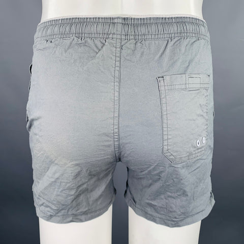JACOBS by MARC JACOBS Size S Grey Cotton Blend Swim Trunks