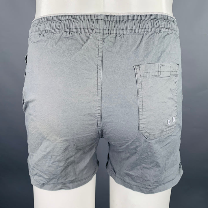JACOBS by MARC JACOBS Size S Grey Cotton Blend Swim Trunks