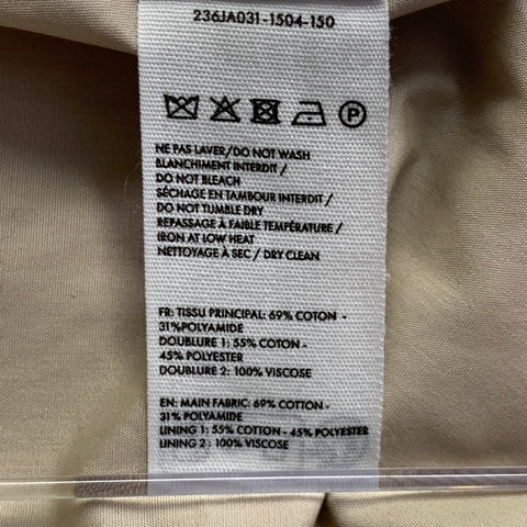 JACQUEMUS LE CHOUCHOU Size 40 Beige Cotton Blend Notch Lapel Sport Coat