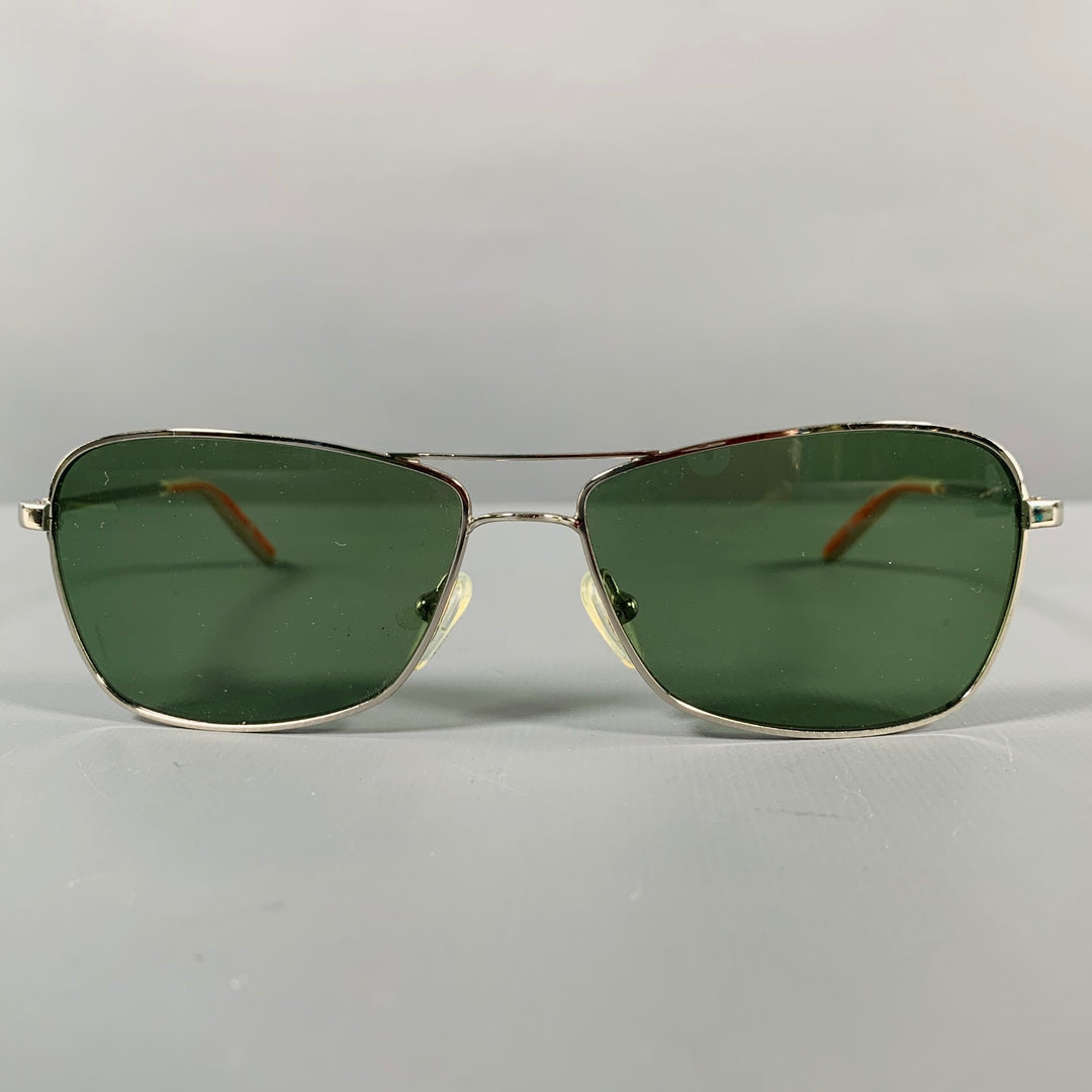 MOSLEY TRIBES -Aviatrix- Silver Metal Polarized Sunglasses
