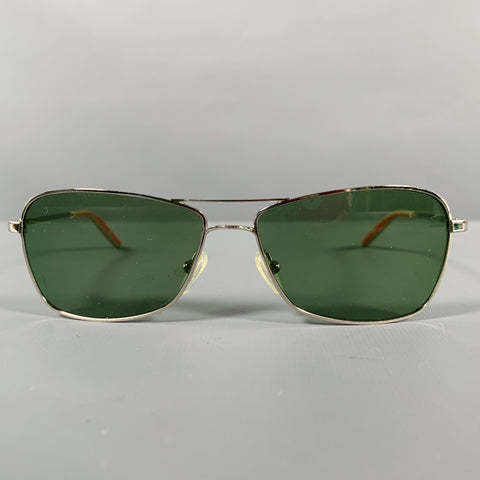 MOSLEY TRIBES -Aviatrix- Silver Metal Polarized Sunglasses