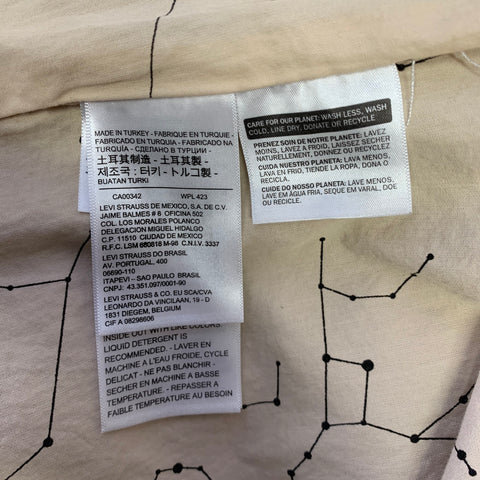 LEVI Size M Rust Cotton Parka Coat