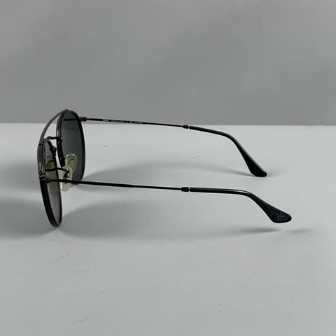 RAY-BAN Round Double Bridge RB 3647-N Black Sunglasses