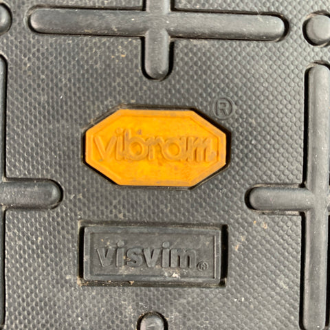VISVIM Size L Christo Black Nylon Wrap Sandals