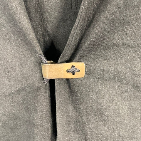 M.A+ Size M Black Hook Eye Jacket