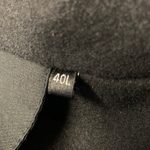 CHRISTIAN DIOR Chest Size 40 Size 40 Black Cotton Blend Trenchcoat