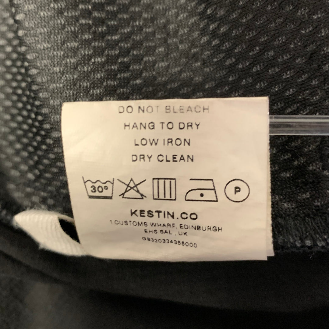KESTIN Size L Black Nylon Elastane Cargo Pants