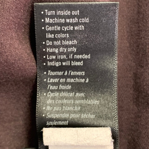 Pantalon décontracté PAIGE taille 32 Federal marron en rayonne et coton, coupe droite et ajustée, braguette zippée