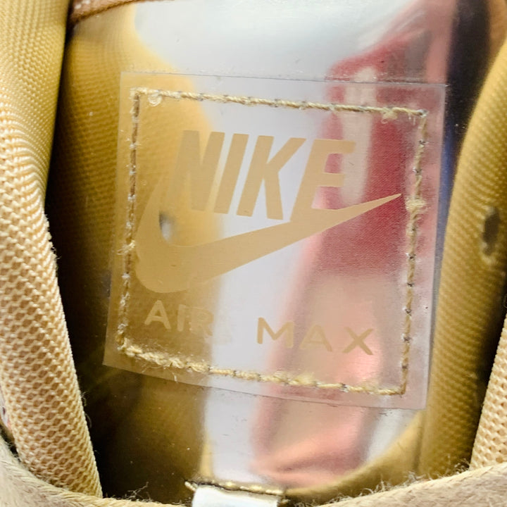 NIKE 2020 30th Anniversary Size 15.5 Gold Metallic Low Top Sneakers