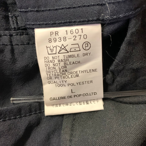 SAGE DE CRET Size 34 Navy Polyester Lightweight Casual Pants