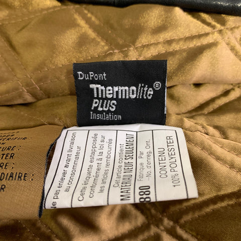 ANDREW MARC Size XL Black Leather Jacket