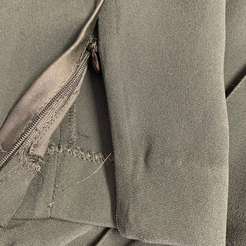 CELINE Size M Black Viscose Blend Elastic Waistband Casual Pants