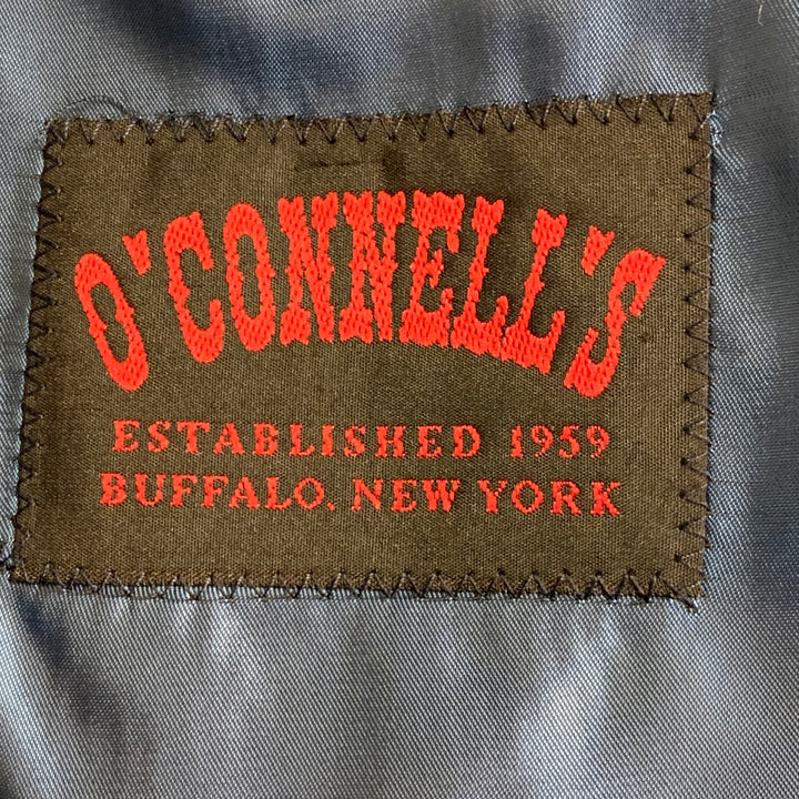 O'CONNELL'S Size 42 Long Brown Green Glenplaid Wool Sport Coat