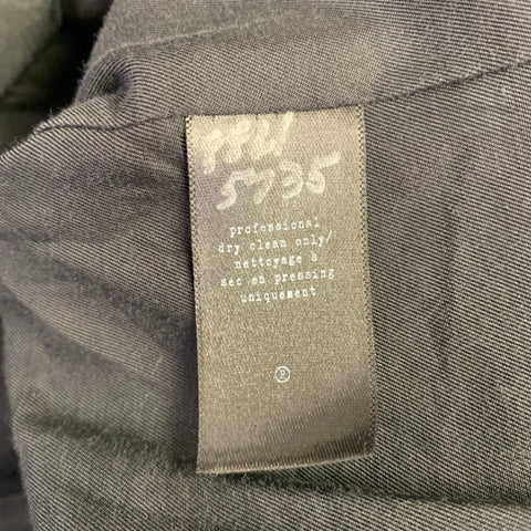 RAG & BONE Size M Grey Black Color Block Cotton Single Breasted Vest