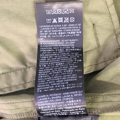 MR & MRS Parka veste vert olive chatoyant en coton mélangé, taille XS