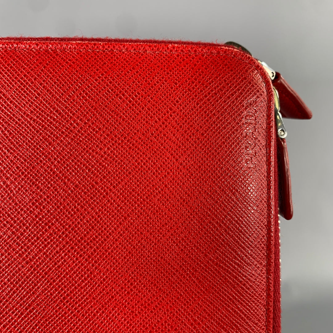 PRADA Red Leather iPad Case Bags & Leather Goods