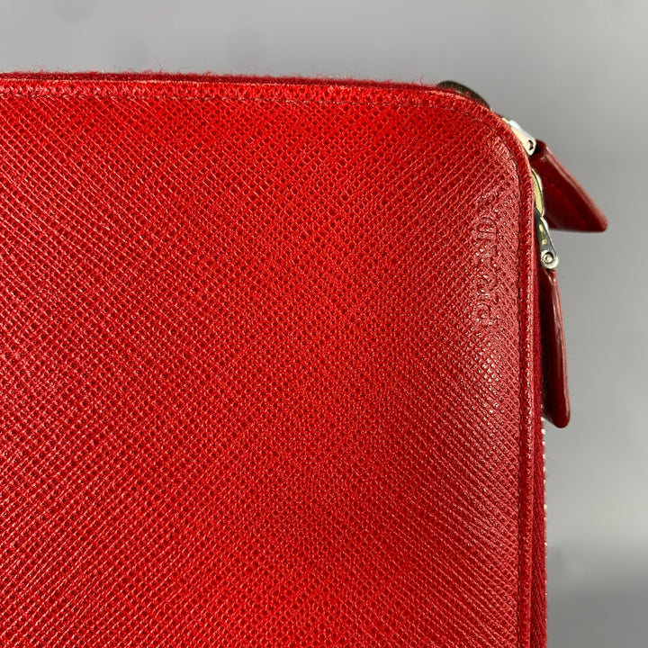PRADA Red Leather iPad Case Bags & Leather Goods
