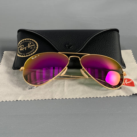 RAY-BAN Gold Sunglasses