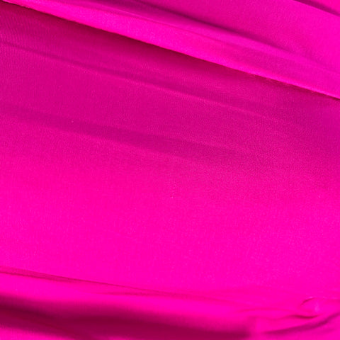 STELLA McCARTNEY Size 2 Purple Raspberry Viscose Blend Ruched Long Sleeve Cocktail Dress