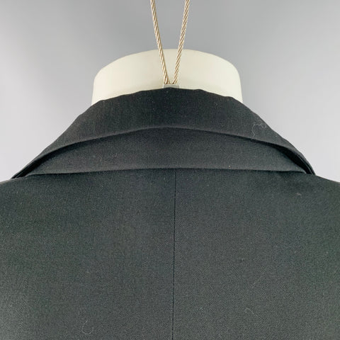 COMME des GARCONS HOMME PLUS 2022 Size S Black Wool Notch Lapel Jacket