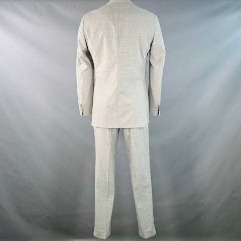 SUITSUPPLY Size 42 Heather Grey Wool Notch Lapel Suit