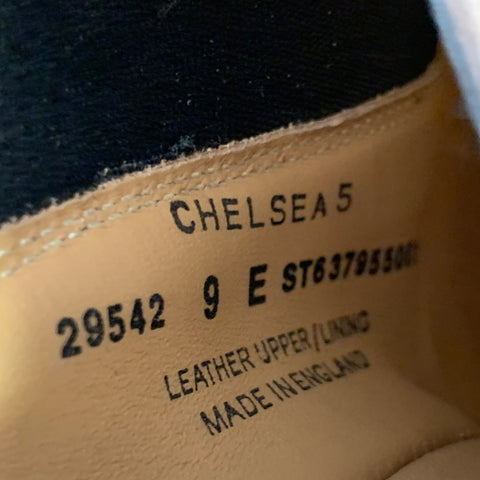 CROCKETT & JONES Size 10 Brown Roughout Suede Ankle Chelsea Boots