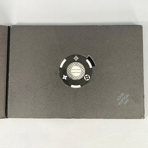 LOUIS VUITTON  Black White Rare Casino Night Poker Chip