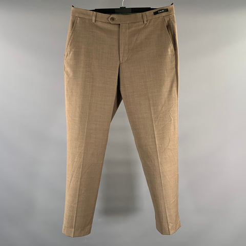JoS. A. BANK Size 36 Tan Wool Blend Dress Pants